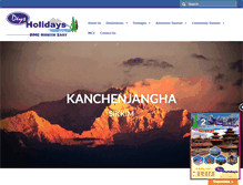 Tablet Screenshot of deysholidays.com